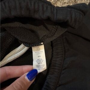 black offline by aerie joggers